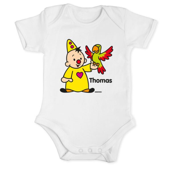 Bumba romper bedrukken - Wit - 62/68