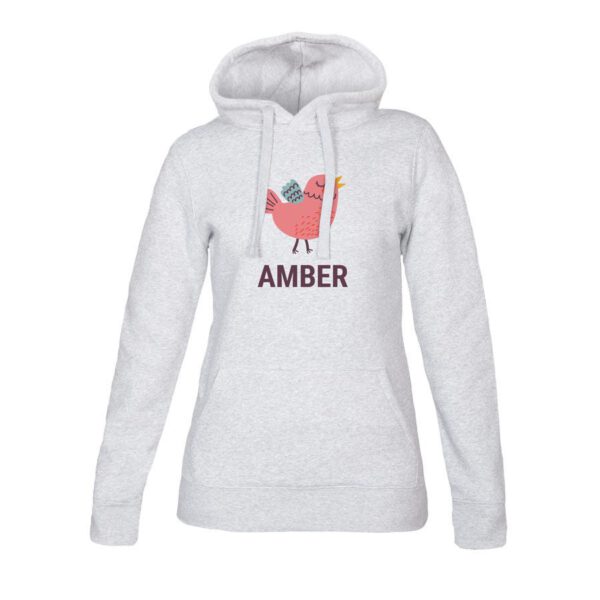 Hoodie voor dames bedrukken - Grijs - S