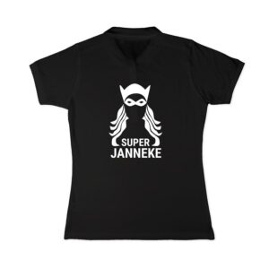Polo voor dames bedrukken - Zwart - S