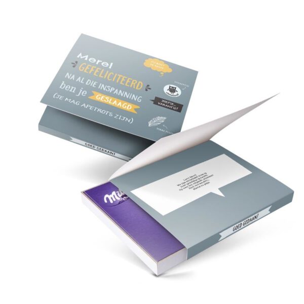 Milka giftbox bedrukken - Examen