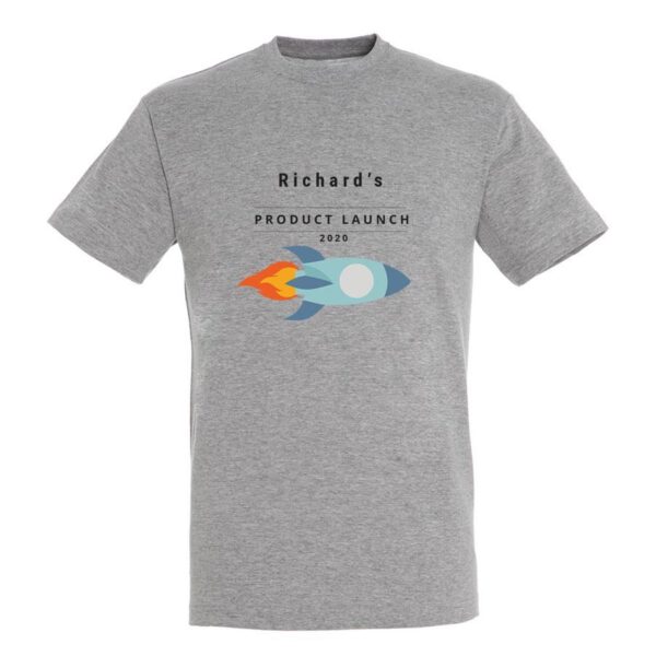 T-shirt voor mannen bedrukken - Grijs - M