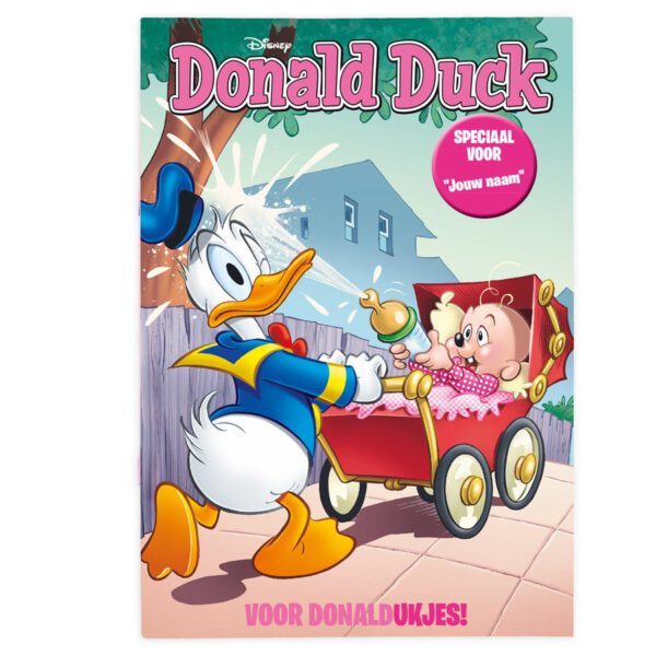 Donald Duck - Geboorte - Tijdschrift (meisjesversie)