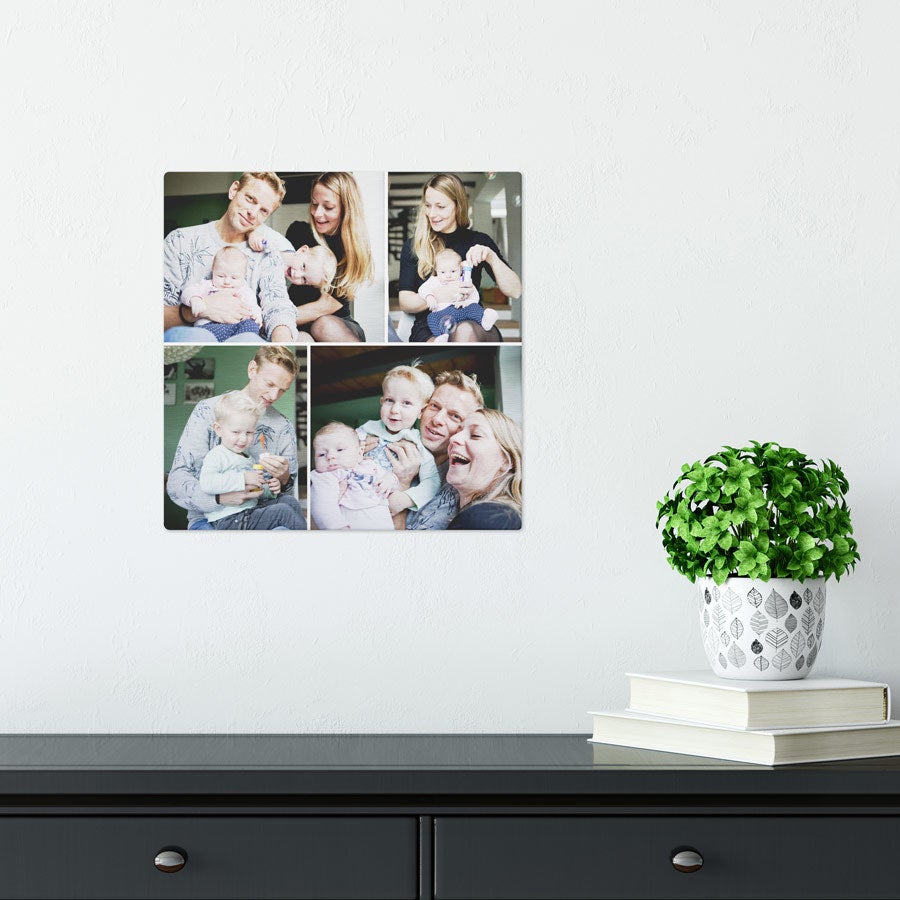 Foto op aluminium afdrukken - Geborsteld (ChromaLuxe) - 30 x 30 cm