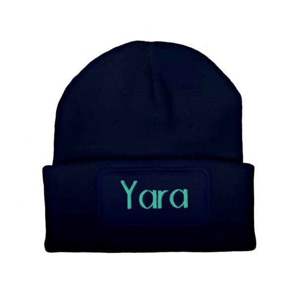 Muts borduren - Navy