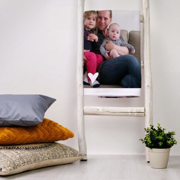 Moederdag fleece plaid bedrukken - 120 x 190 cm