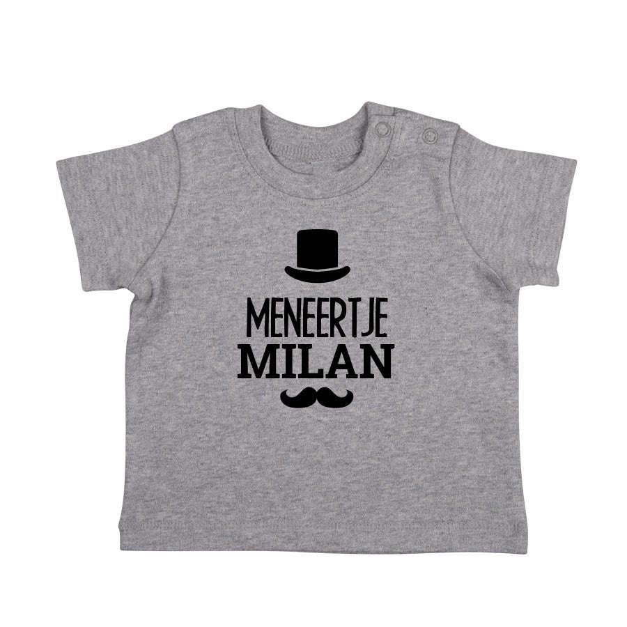 Baby shirt sales lange mouw bedrukken