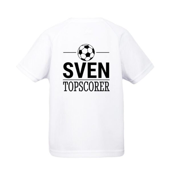 Sportshirt bedrukken - Kind - 12 jaar (wit)