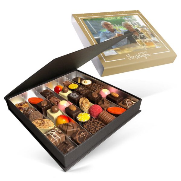 Luxe bonbon giftbox bedrukken - Kerst (36 stuks)