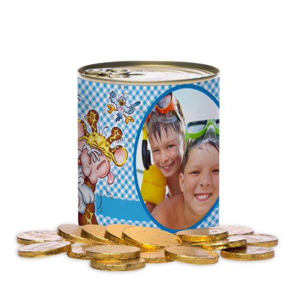 Doodles snoepblik - Chocolade munten