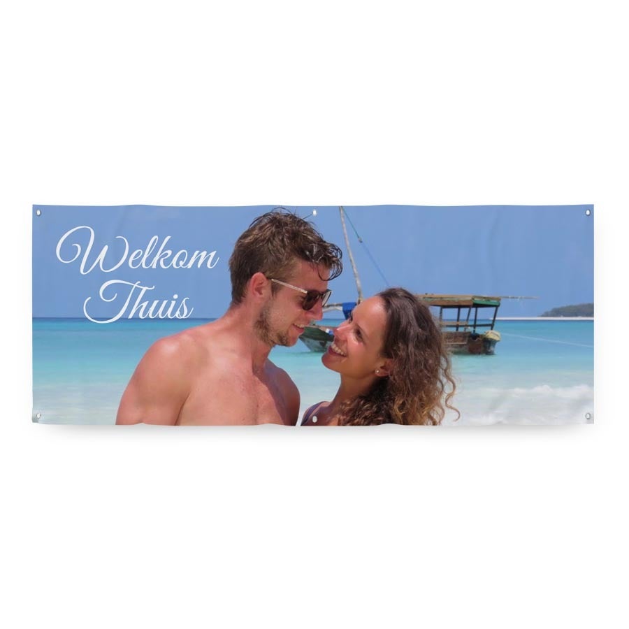 Spandoek bedrukken - 150 x 60 cm