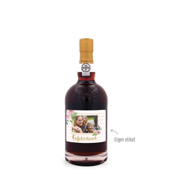 Port met bedrukt etiket - Graham&apos;s 20 Years