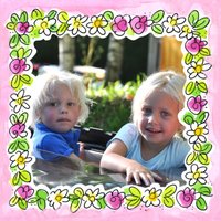 Bloemetjes fotoframe