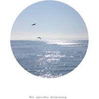 Condoleance kaart met natuurfotografie