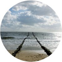 Condoleance kaart met natuurfotografie