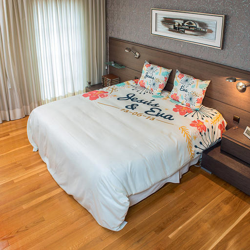 Dekbedovertrek bedrukken met foto Katoen 270 x 240 cm