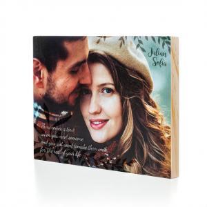 Foto op Hout | 30x20 cm | Foto op Hout goedkoop voor aan de muur | inclusief metalen plaat