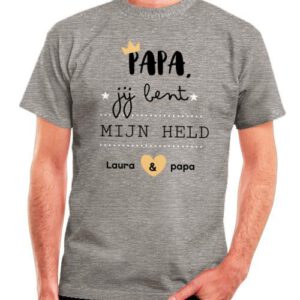 Heren T-Shirts bedrukken "Papa