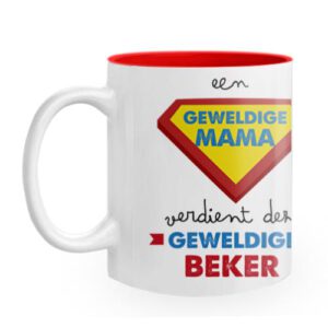 Keramische mok bedrukken "Geweldige mama