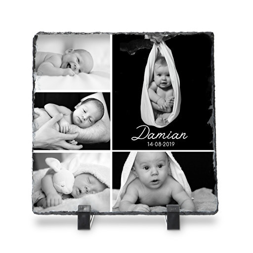 Leisteen met Foto 20x20 cm Foto op leisteen bedrukken