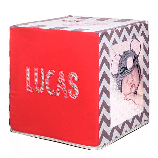 Vierkante Poef bedrukken en maken 42 x 42 cm Gepersonaliseerde Poef