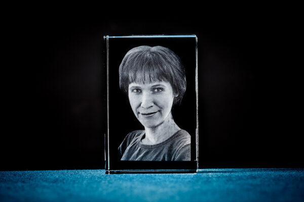 Foto in glas BLOK GROOT 3D STAAND
