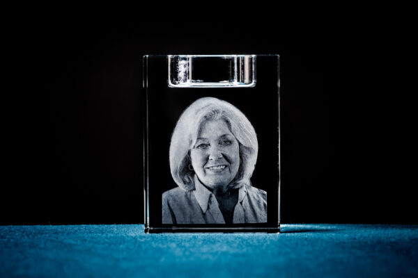 Foto in glas WAXINELICHTHOUDER 3D