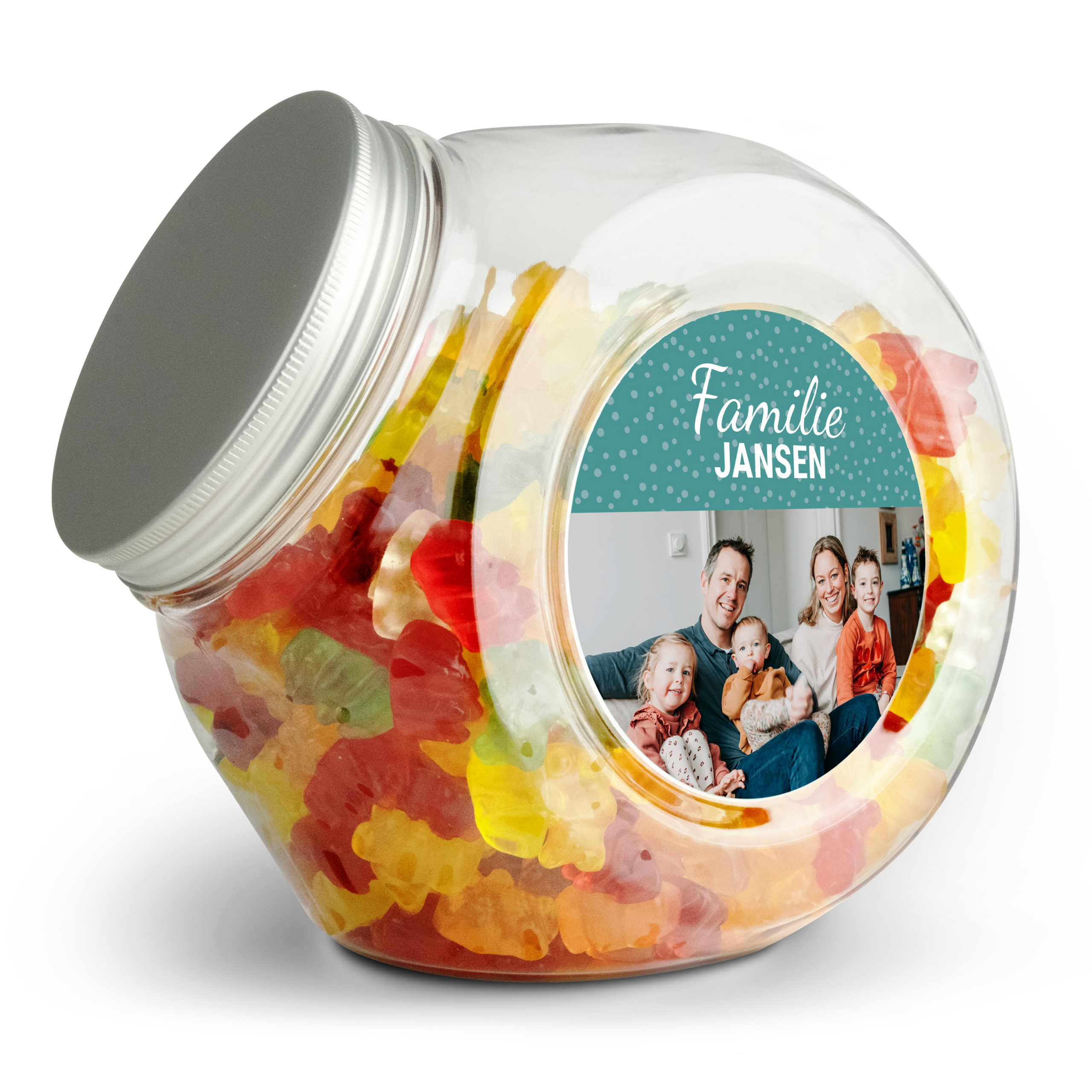 Snoeppot bedrukken - Mini beertjes