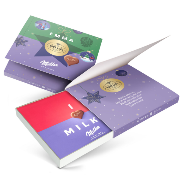 Say it with Milka giftbox bedrukken - Kerst - 110 gram