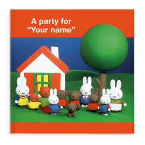 Boek met naam - Miffy a party for... (Engelstalig) (Hardcover)