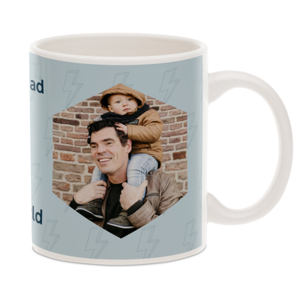 Vaderdag mok met foto bedrukken