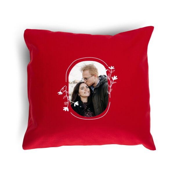 Kussen bedrukken - Rood - 40 x 40 cm