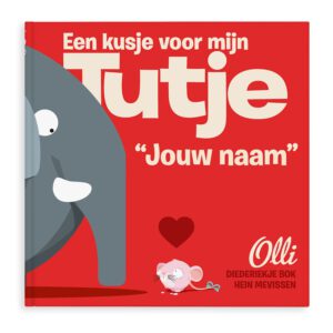 Boek met naam en foto - Een kusje voor mijn Tutje - Hardcover
