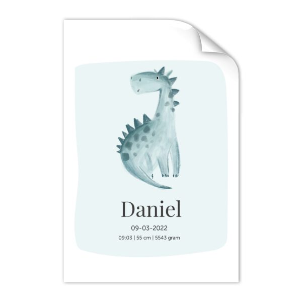 Geboorteposter ontwerpen - 50 x 70 cm