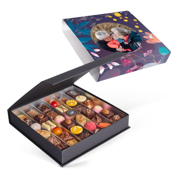 Luxe bonbon giftbox bedrukken (36 stuks)