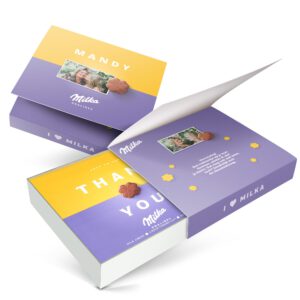 Say it with Milka giftbox bedrukken - Bedankt - 220 gram