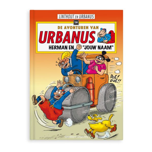 Persoonlijk stripboek met naam en foto - De avonturen van Urbanus &apos;Herman & Hermien&apos; (Softcover)