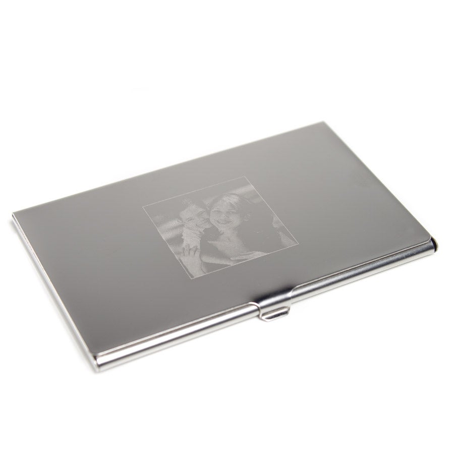 Visitekaartjeshouder met foto