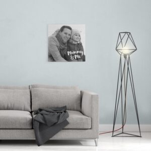 Moederdag foto op canvas - 40x40 cm