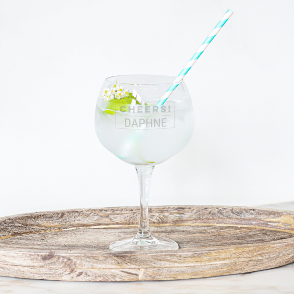 Gin Tonic glas graveren