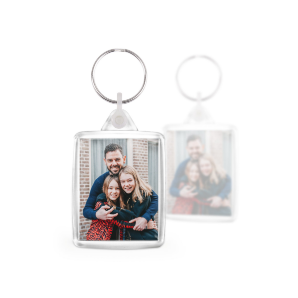 Sleutelhanger set met foto - 3 stuks (dubbelzijdig)