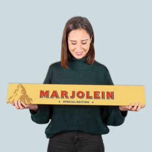 Toblerone XXL reep met naam - 4,5 kilo