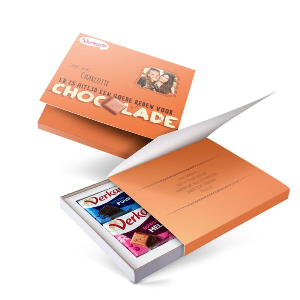 Verkade giftbox bedrukken - Altijd een goede reden (2 repen)