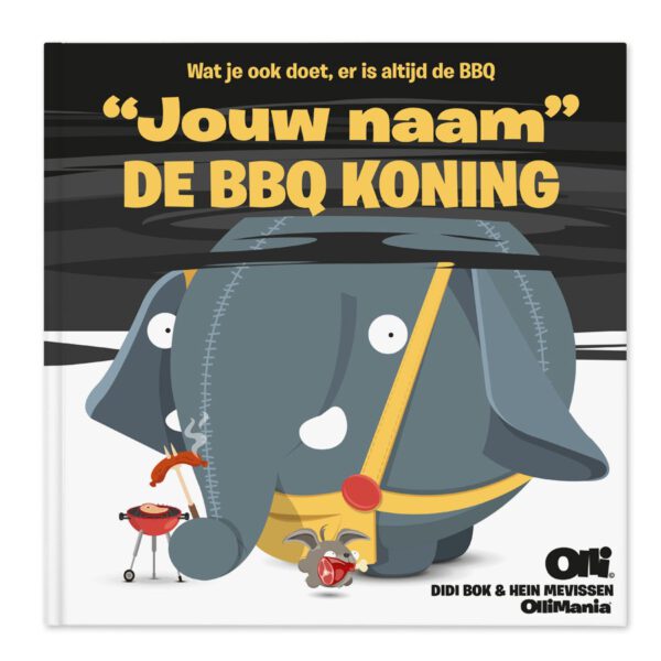 Ollimania - The BBQ King - XXL versie met naam en foto
