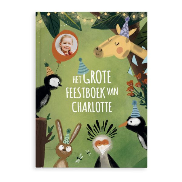 Boek met naam - Het grote feestboek - Softcover