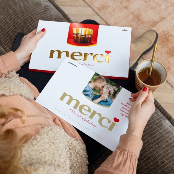 Merci Finest Selection chocolade mix met gepersonaliseerde kaart - 400 gram