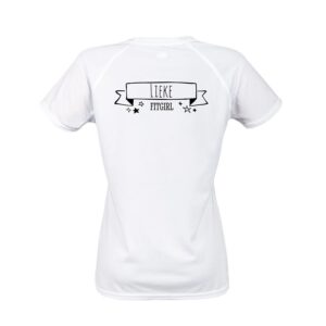 Sportshirt bedrukken - Dames - Wit - XL