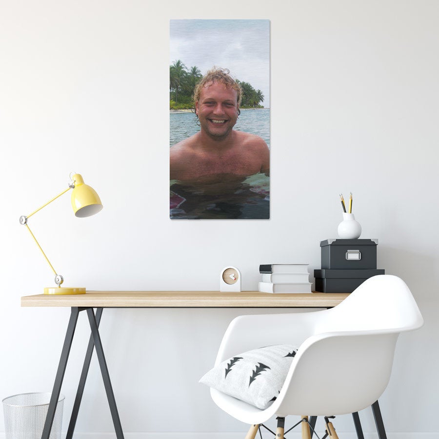 Foto op aluminium afdrukken - Geborsteld (ChromaLuxe) - 40 x 80 cm
