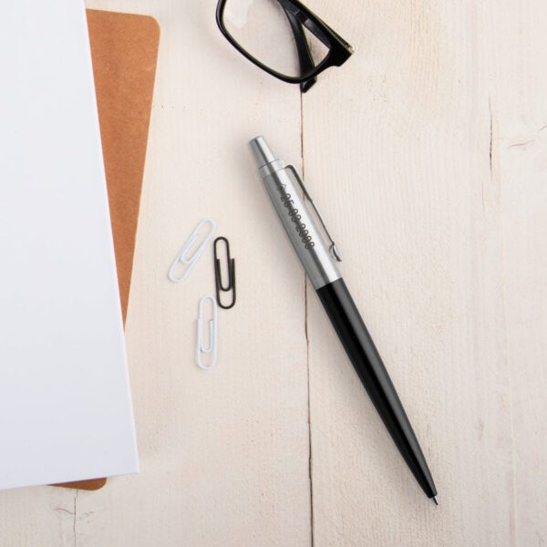 Parker - Jotter - Balpen graveren - Links (Zwart)