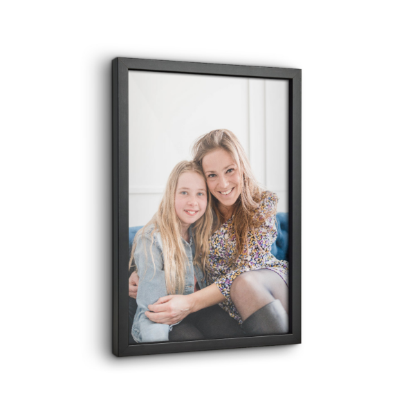 Zwarte lijst met gepersonaliseerde fotoafdruk - 20x30