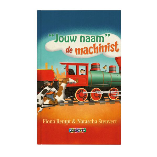 Boek met naam - Daan de machinist (Softcover)